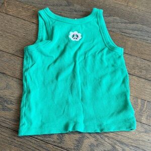 Gap Green Shirt With Peace Sign